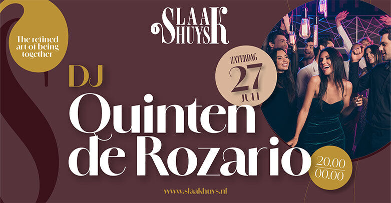 SATURDAY VIBES - with DJ Quinten de Rozario