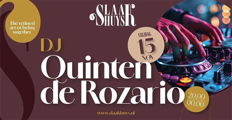FESTIVE NIGHTS - with DJ Quinten de Rozario