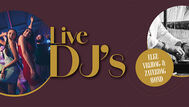 Dine and dance with live DJ's